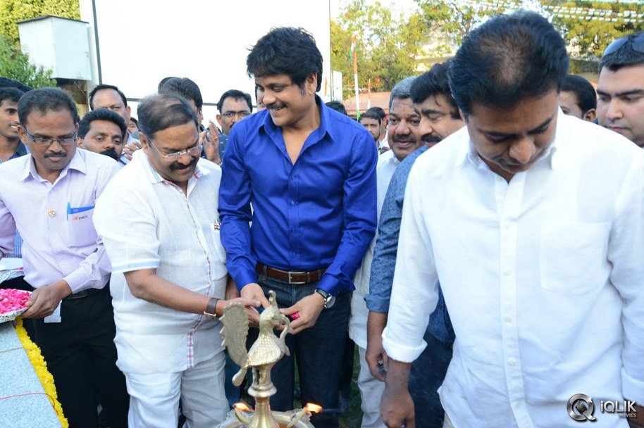 Nagarjuna-and-KTR-Launches-Shooting-Center-and-ANR-Gardens-at-FNCC